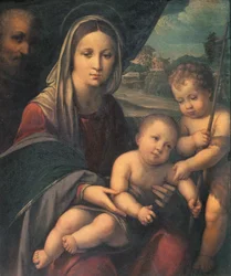 Madonna mit Kind und dem jungen Johannes dem Täufer